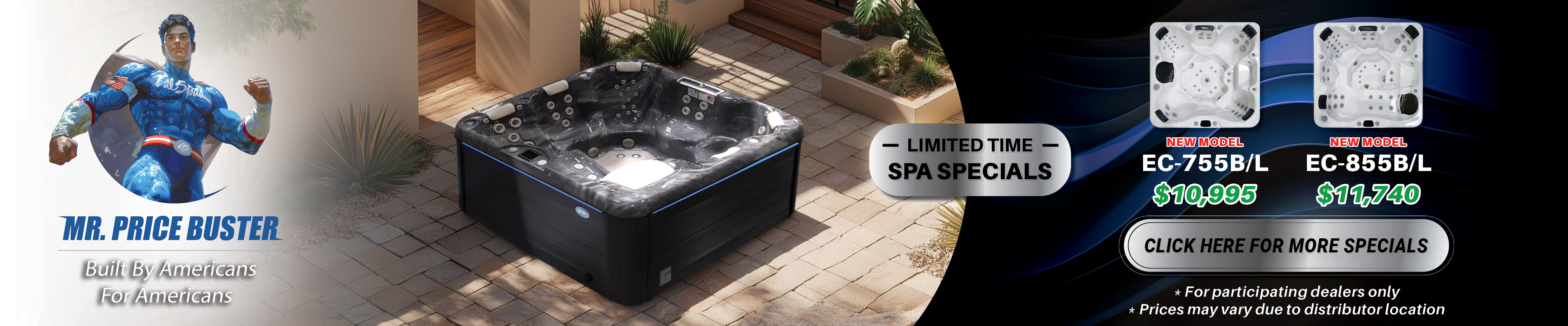 Calspas hot tub being used in a family setting - Temeculaca